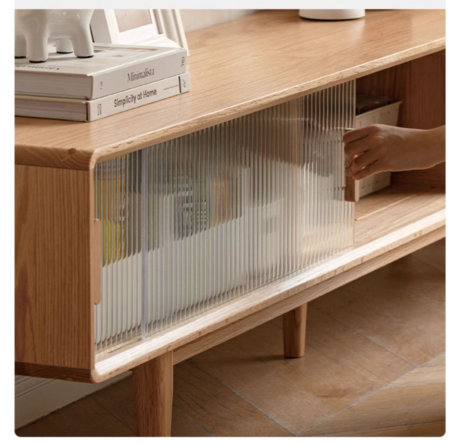 Oak Solid Wood TV Stand