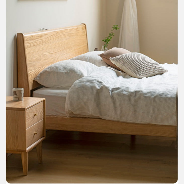 Oak Solid Wood Bed