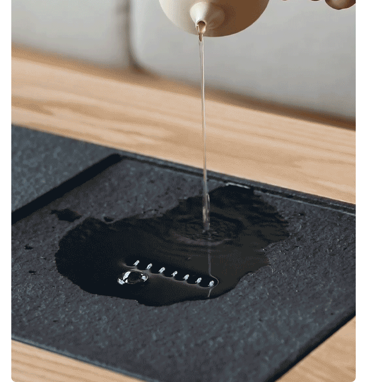 Oak Solid Wood Telescopic Modern Tea Table