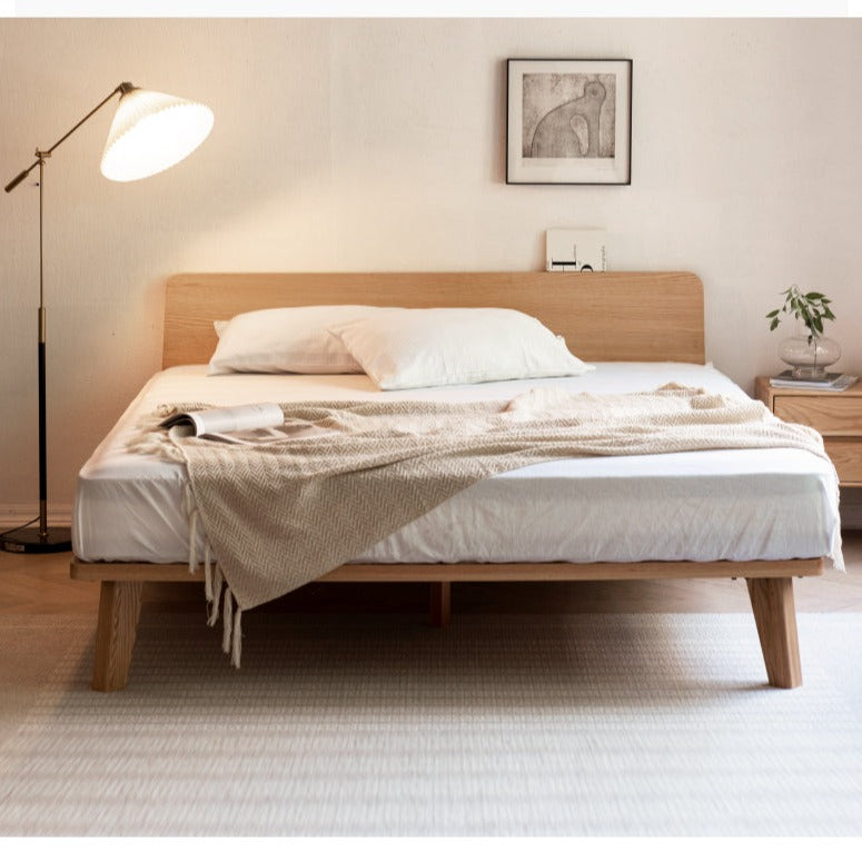 Oak Solid Wood Bed
