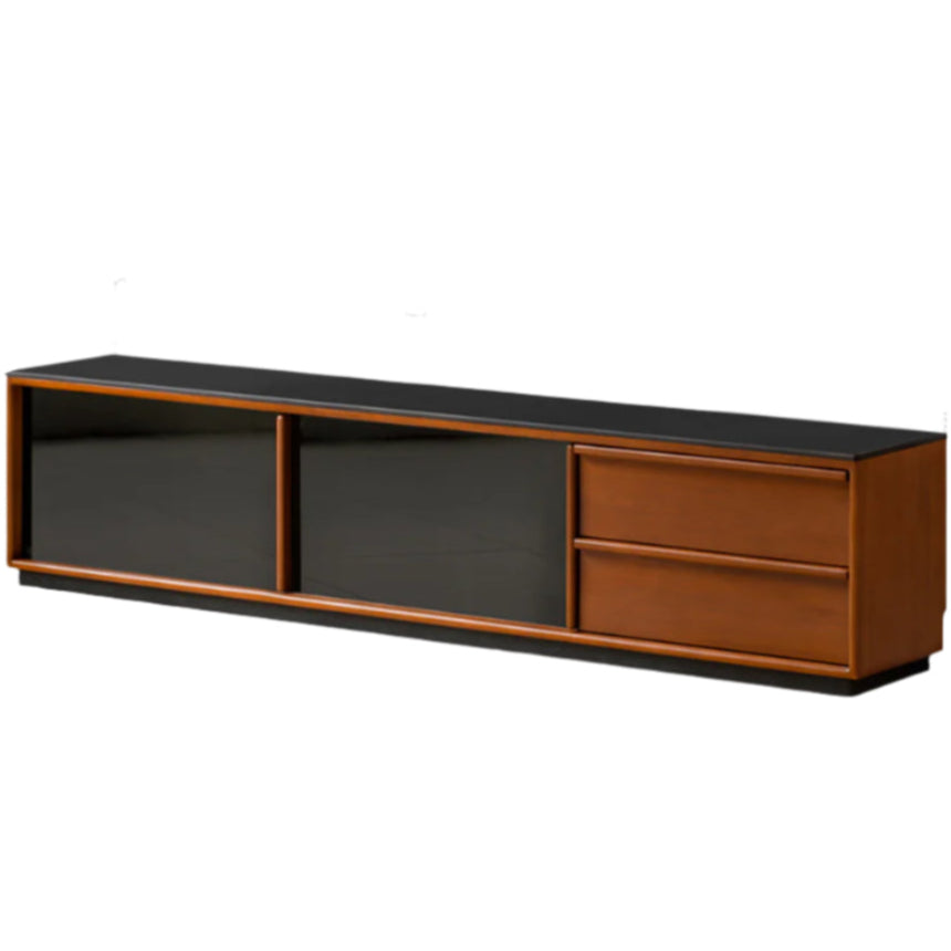 Poplar Solid Wood Medieval Style TV Stand.