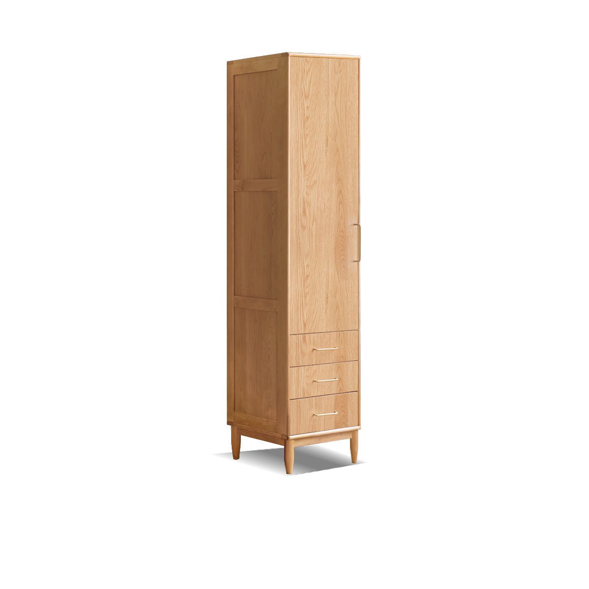 Cherry, Oak Solid Wood Fascinating Wardrobe.