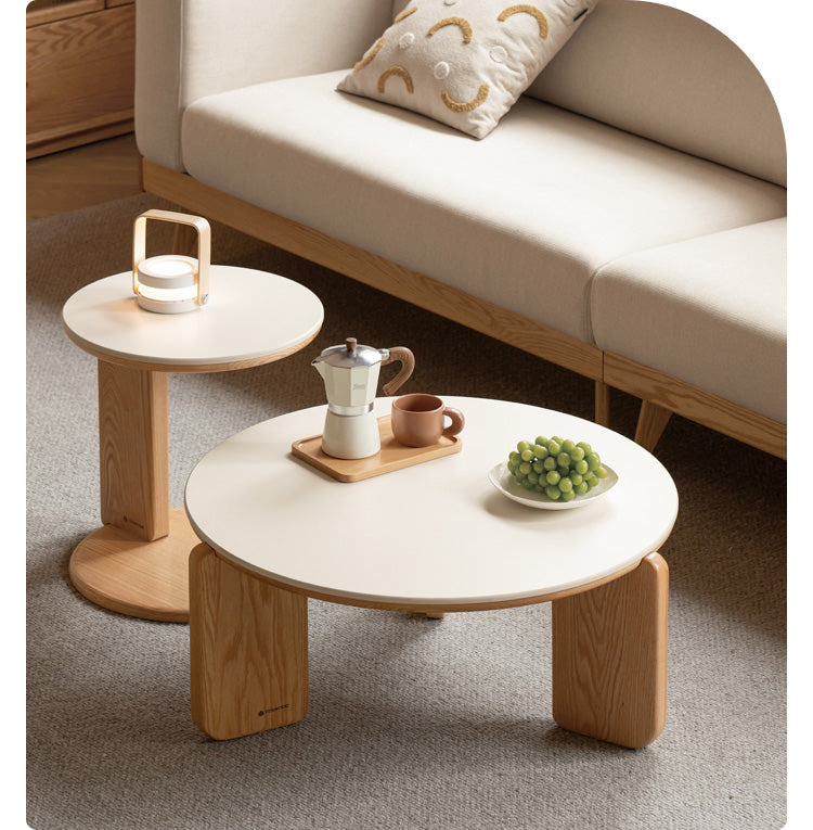 Oak, Ash, Poplar Solid Wood Slate Coffee Table