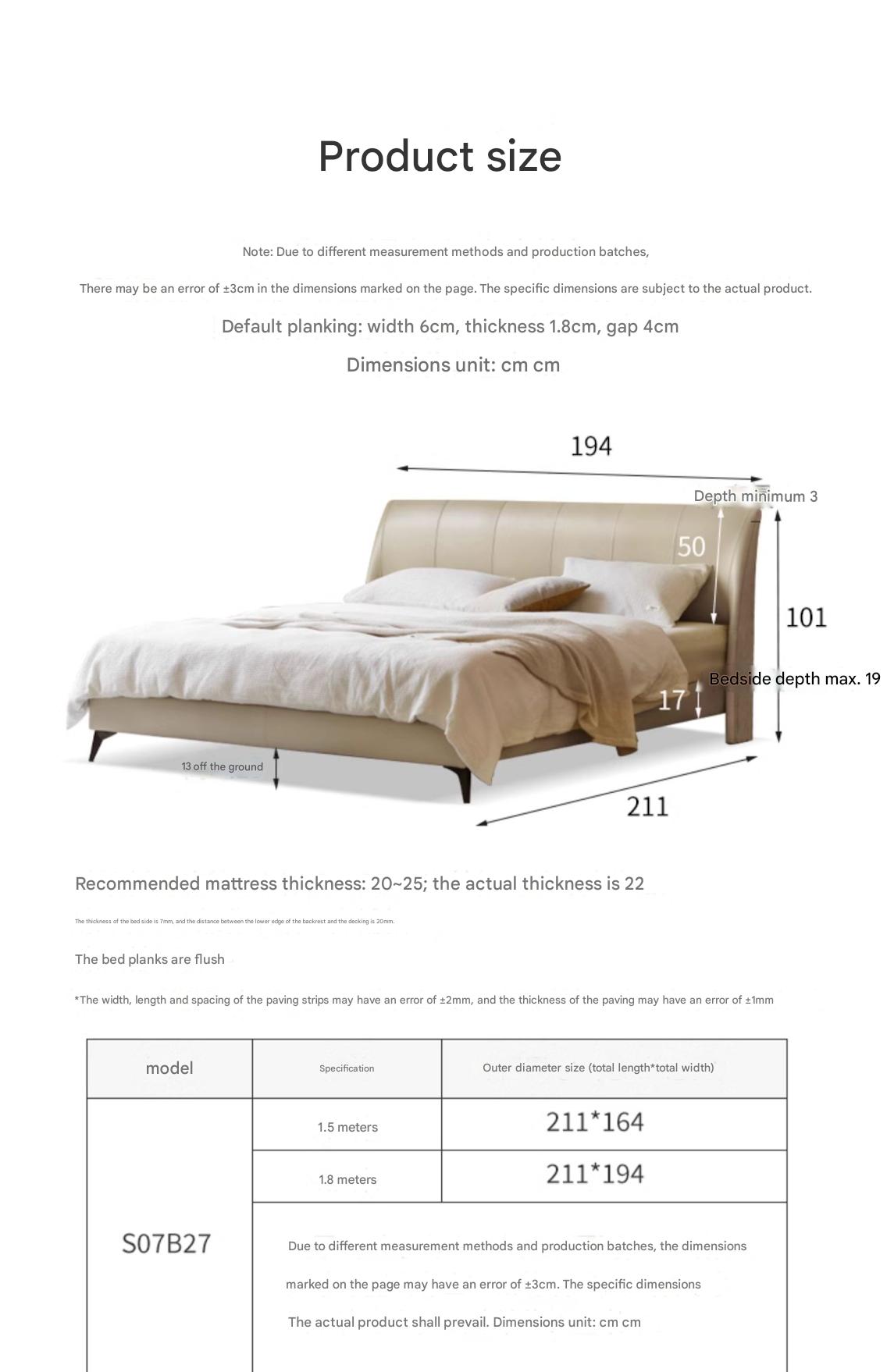 Yellow Cowhide Luxe Wood Bed