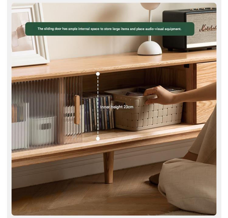 Oak Solid Wood TV Stand