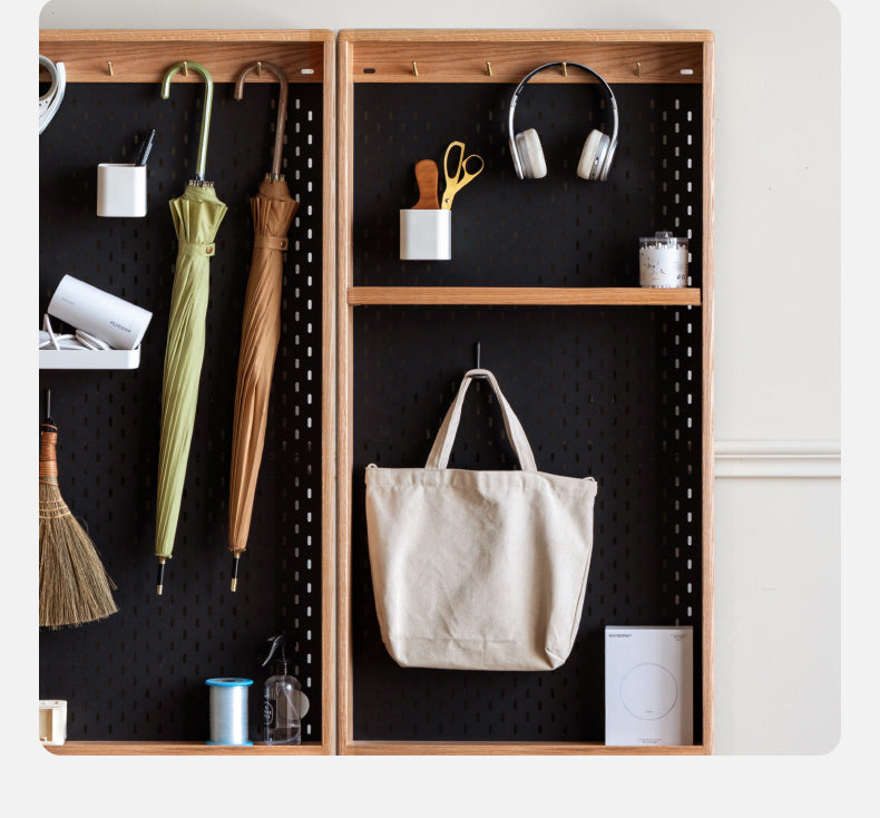 Oak Solid Wood Ultra-thin DIY Bookcase
