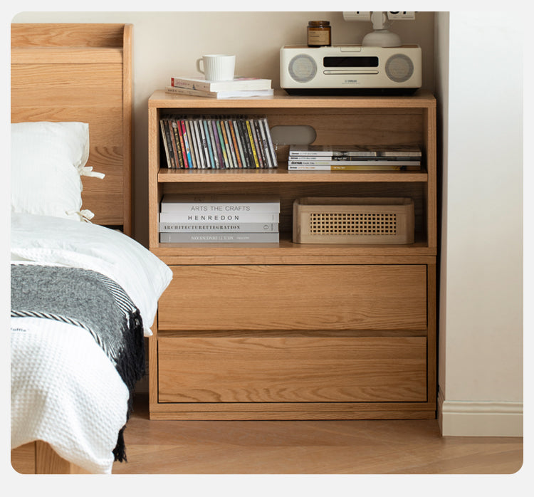 Oak, Ash Solid Wood TV Cabinet Modern Free Combination Storage Bookcases