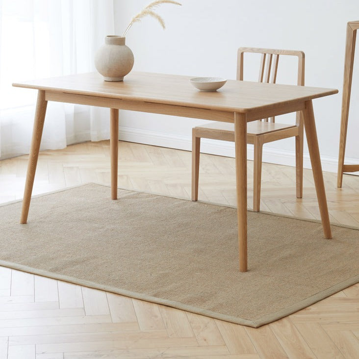 Ash Solid Wood Rectangular Nordic Modern Dining Table