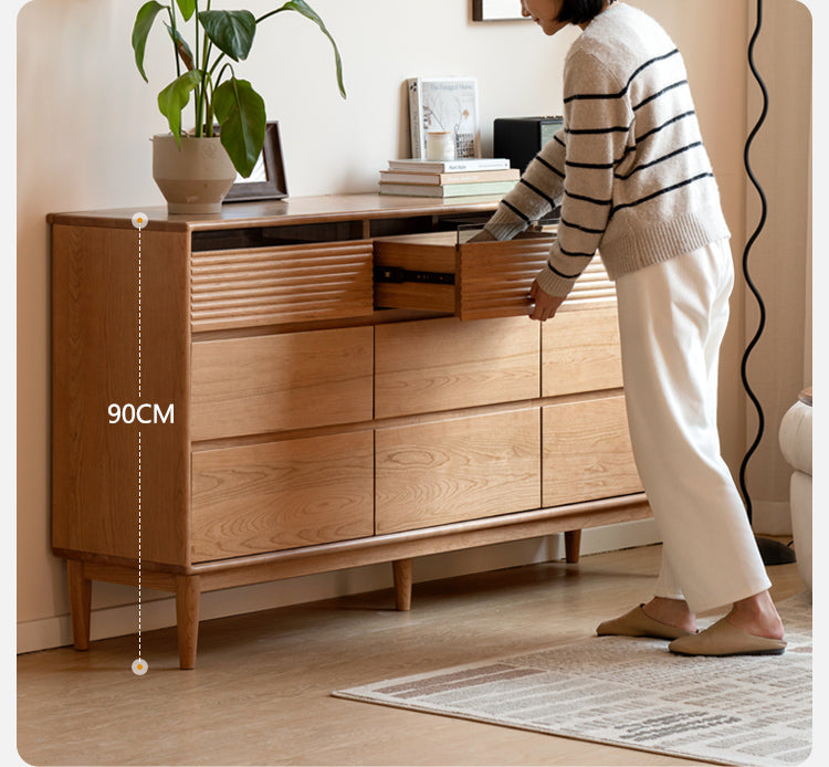 Cherry Solid Wood Chest Of Drawers