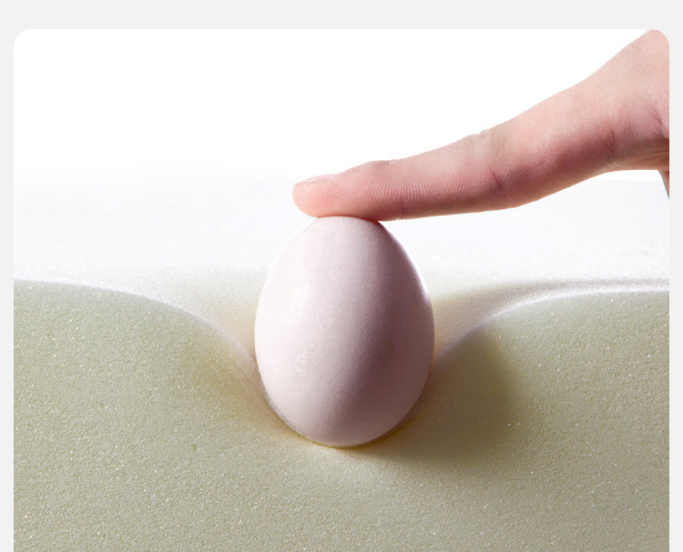 Fabric Cream Soft Minimalist Bed