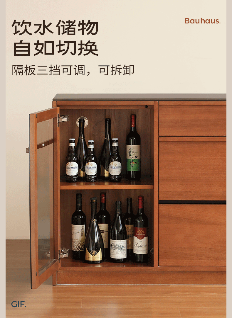 Poplar Solid Wood Medieval Sideboards.