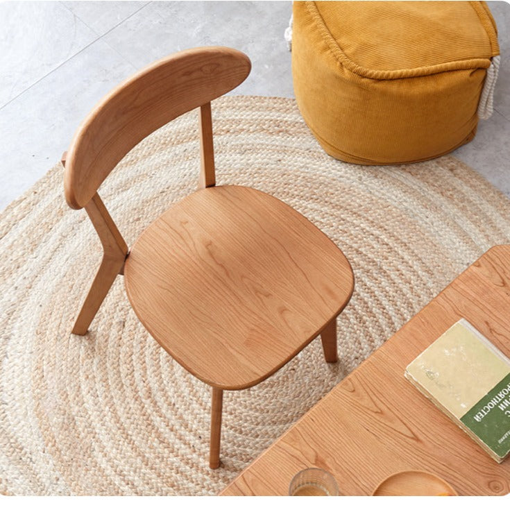 Cherry Solid Wood Modern Dining Chair