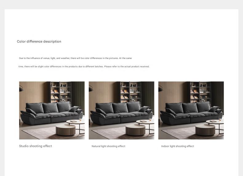 Fabric Coastal-style scratch-resistant sofa