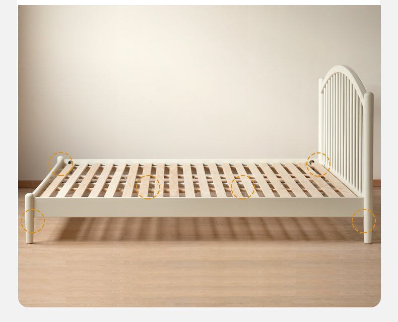 Beech, Poplar Solid Wood Bed