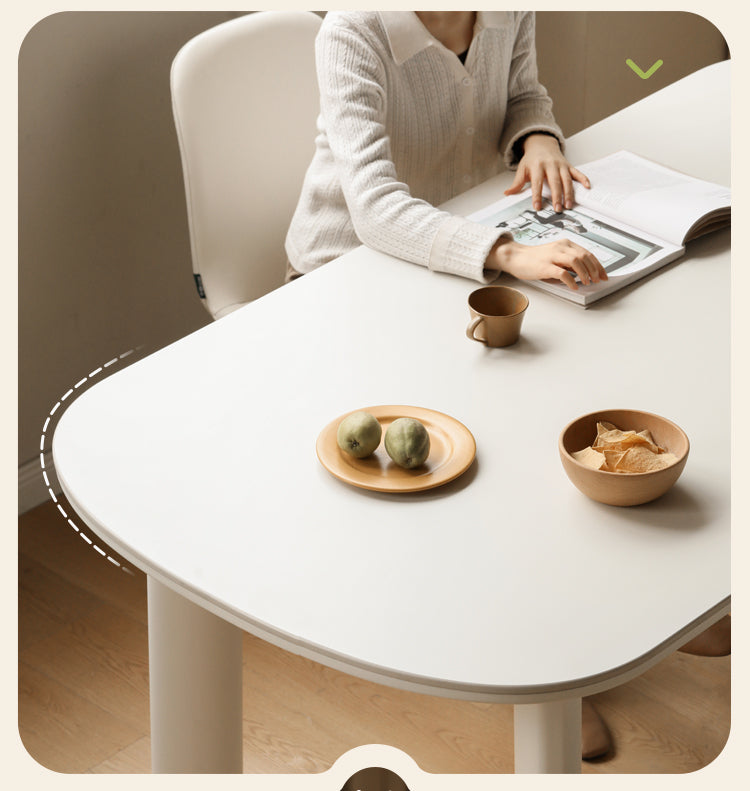 Poplar Rock Plated Oval Dining Table