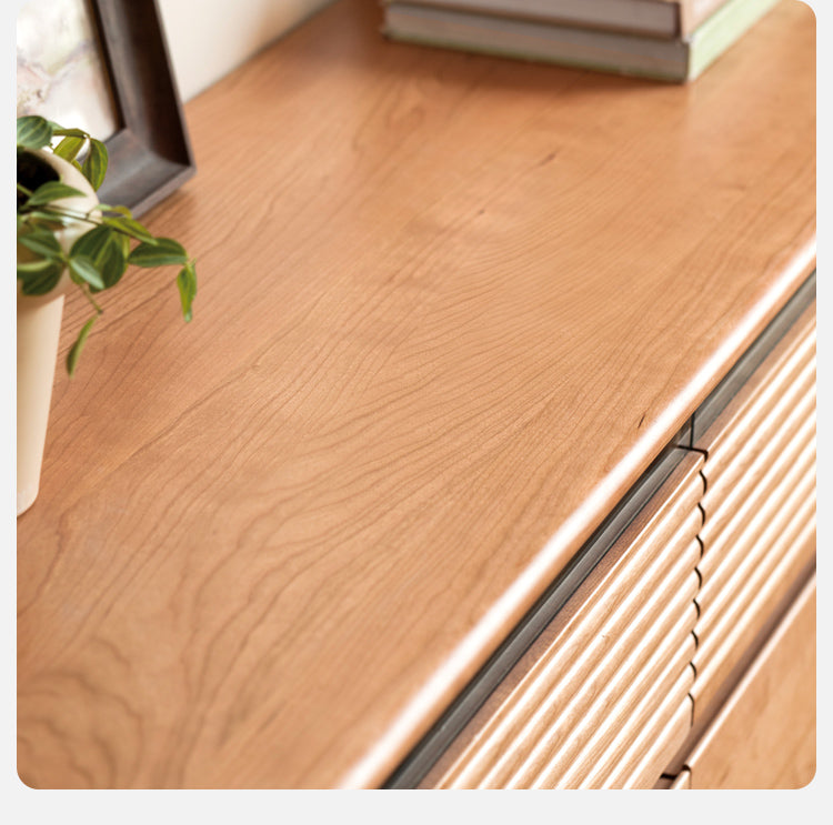 Cherry Solid Wood Chest Of Drawers