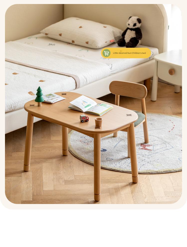 Beech Solid Wood Handmade Children's Table