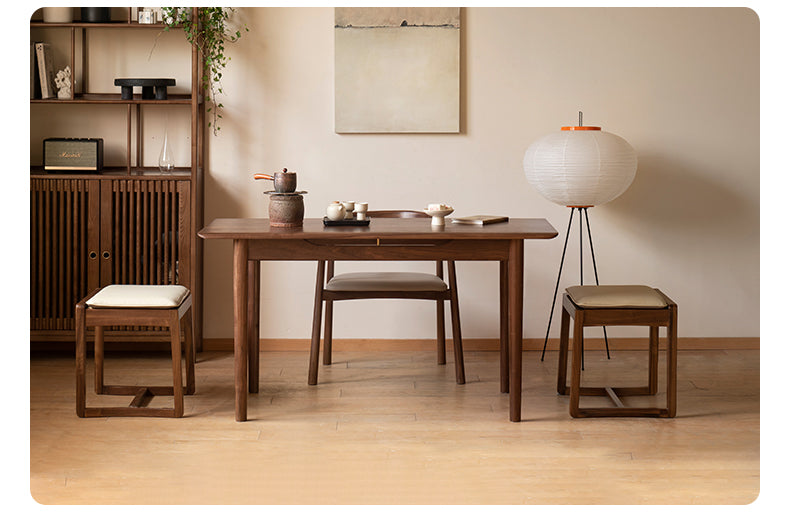 Black Walnut Solid Wood Simple Large Tea Table