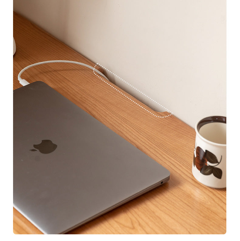 Cherry Solid Wood Desk With Drawers