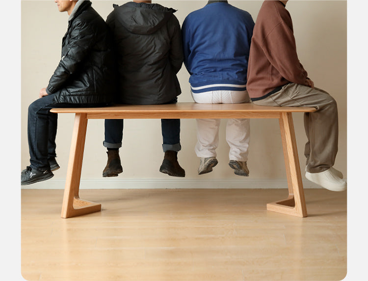 Oak, Ash Solid Wood Large Office Desk