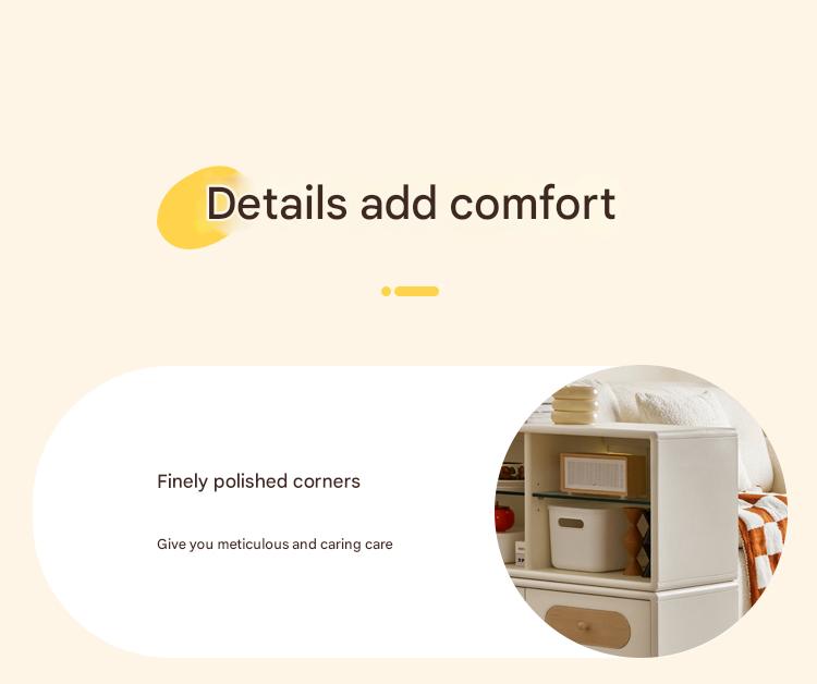 Rubber Solid wood Free Combination TV Cabinet.