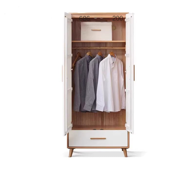 Beech Solid Wood Wardrobe Combination.