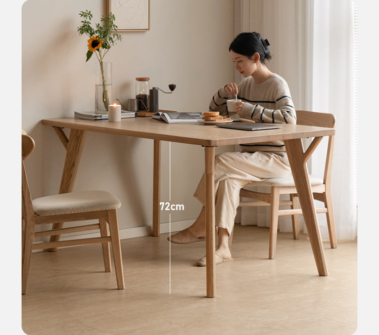 Ash Solid Wood Creative Dining Table