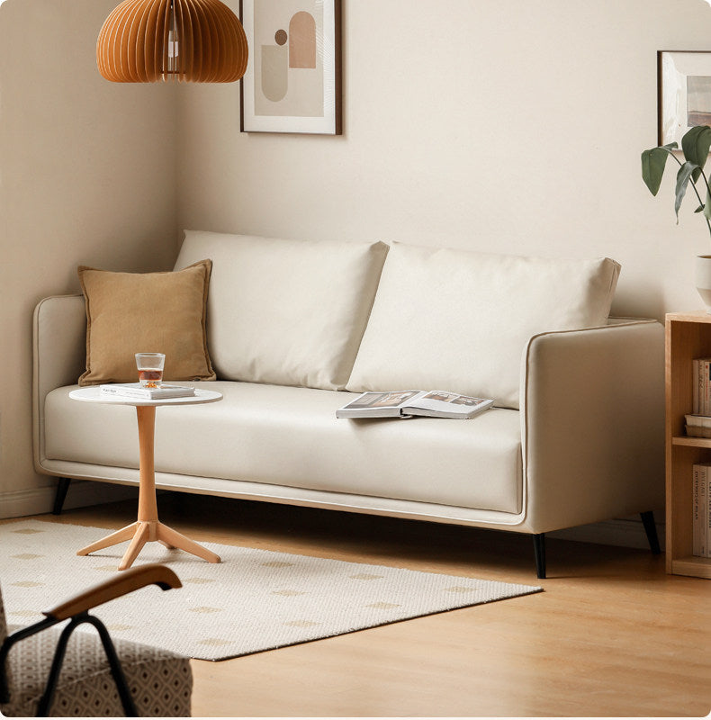 Genuine Leather, eco-leather ultra-slim modern design sofa