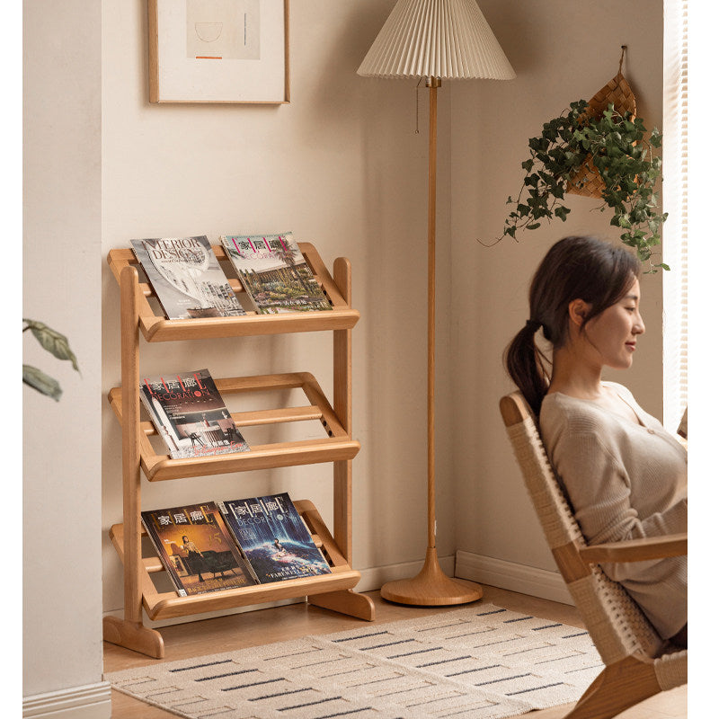 Beech Solid Wood Multi Layer Ultra Thin Shoe Racks