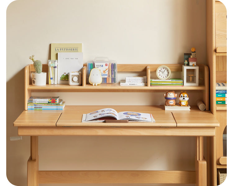 Beech Solid Wood Children's Study Table.