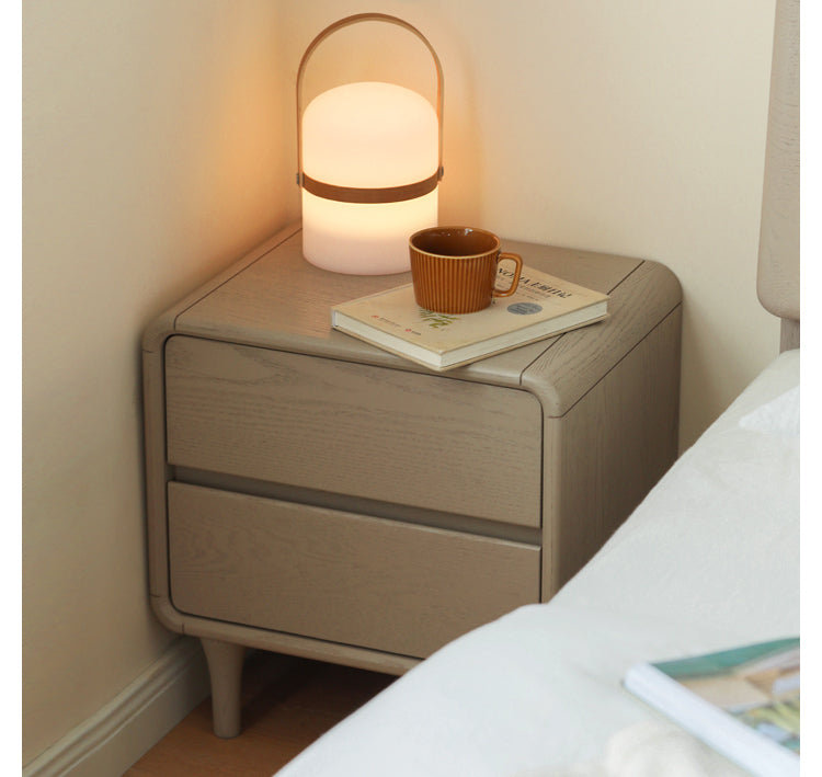 Tulipwood Solid Wood Nightstand Light Luxury.