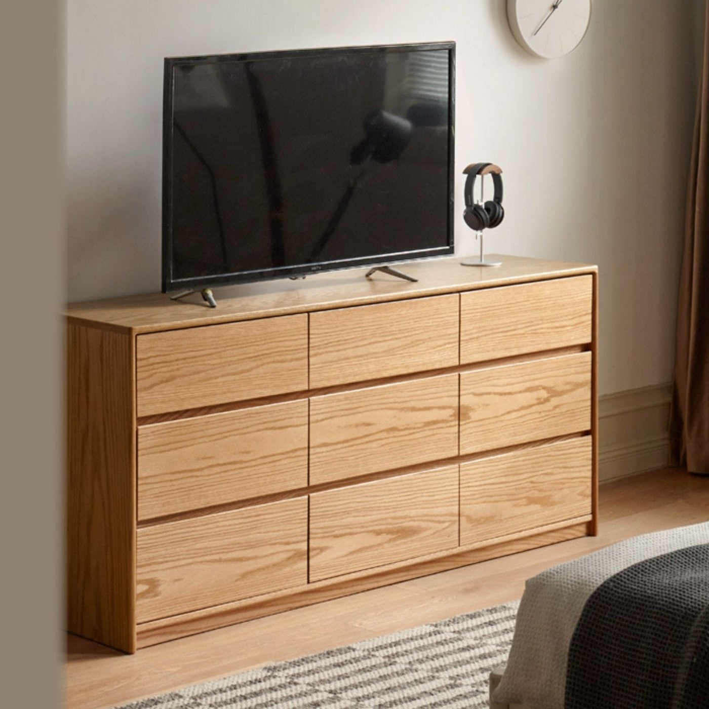 Oak Solid Wood Storage Drawer