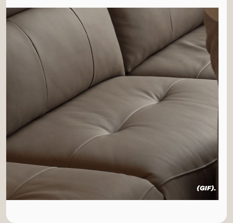 First Layer Leather Multifunctional Electric Telescopic Sofa.