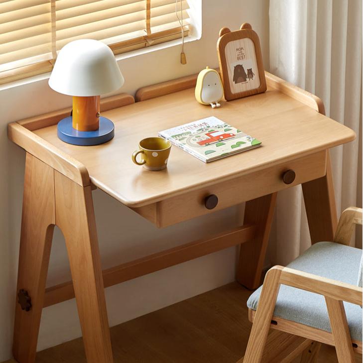 Beech Solid Wood Pure Children's Desk