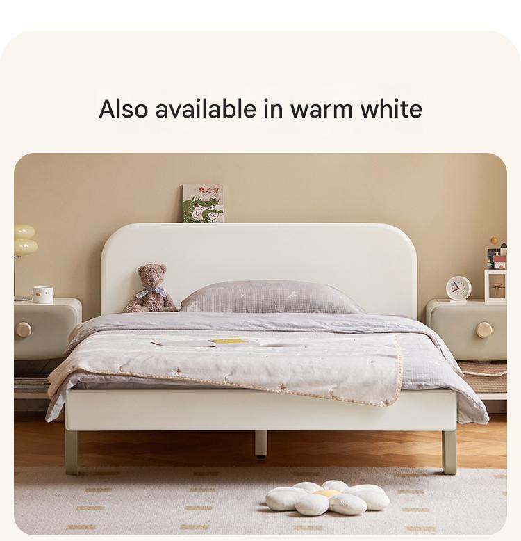 Oak solid wood children's bed<