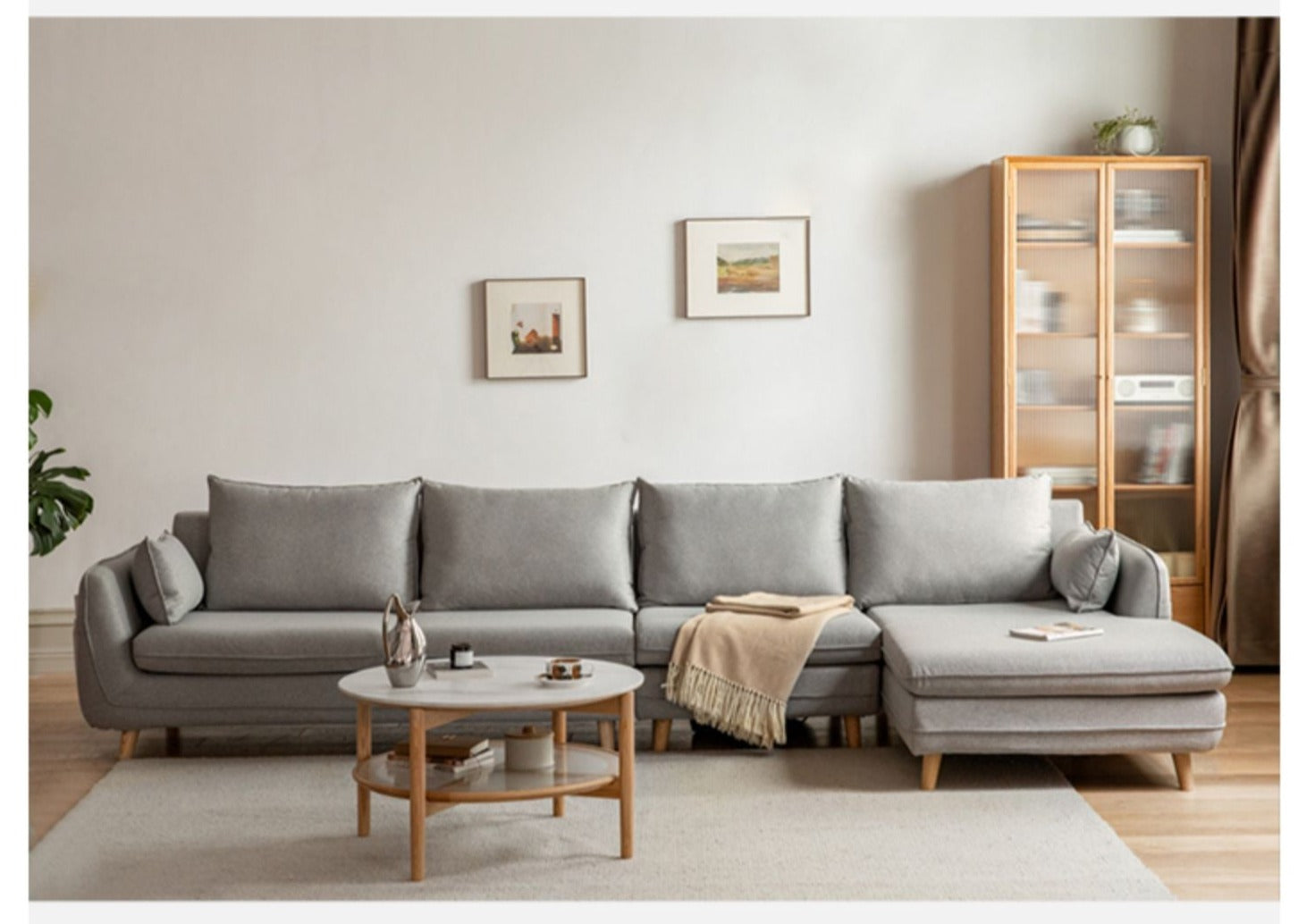 Fabric Sofa Nordic Corner