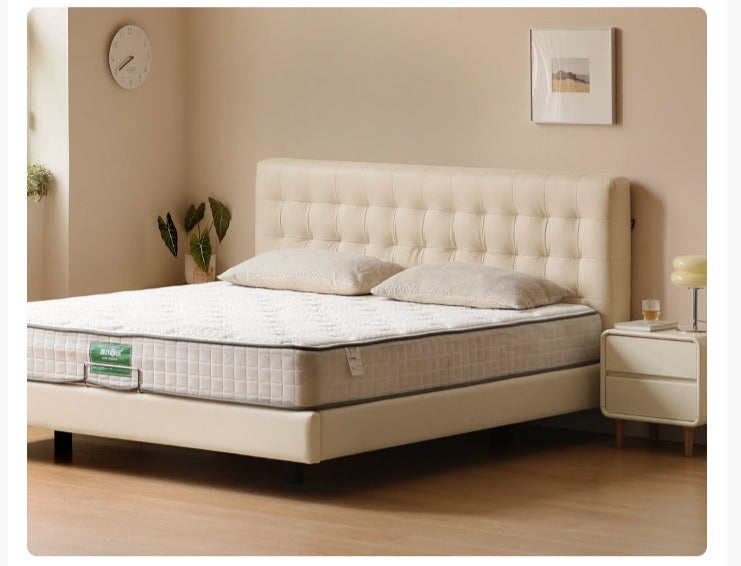 Suspended Organic Leather Bed, Genuine Leather Bed