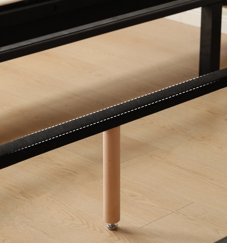 Suspended Organic Leather Bed, Genuine Leather Bed