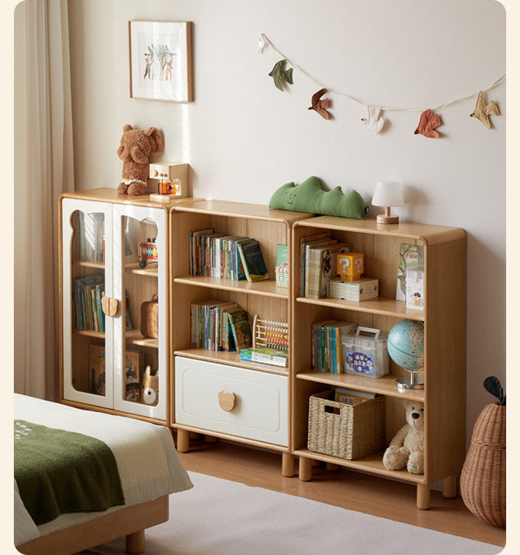 Beech Solid Wood Children's Bookshelf