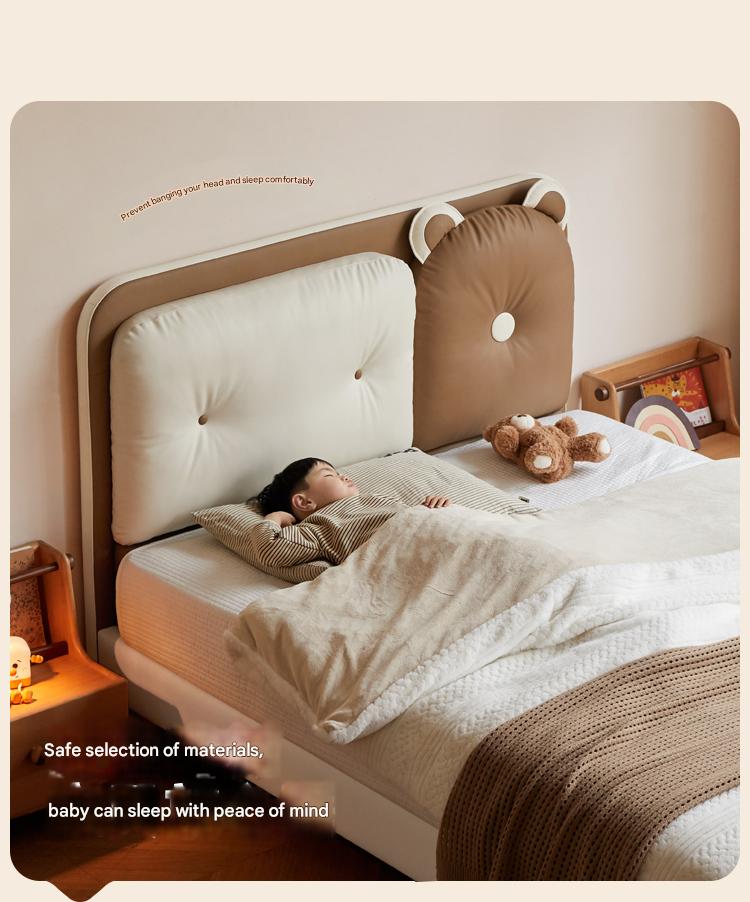 Organic Leather Children's Soft Bag Boy and Girl Bed