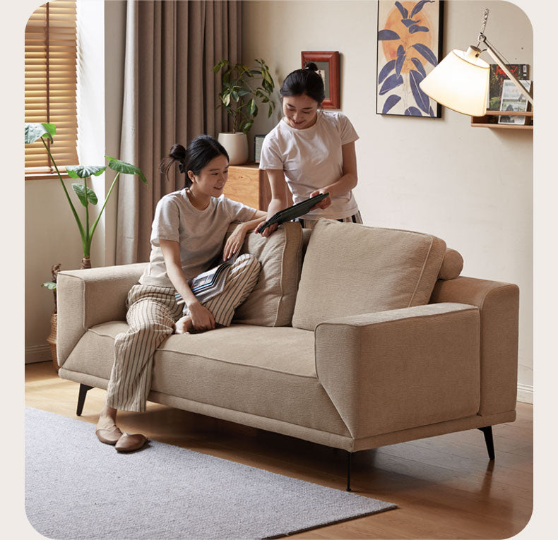Fabric Sofa Modern Folding Dual-purpose Sofa.