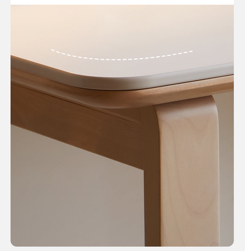 Solid wood rock board office desk"