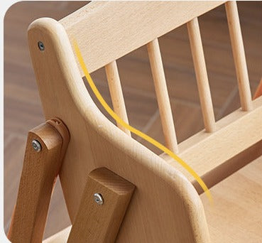 Beech solid wood baby lifting dining chair"+