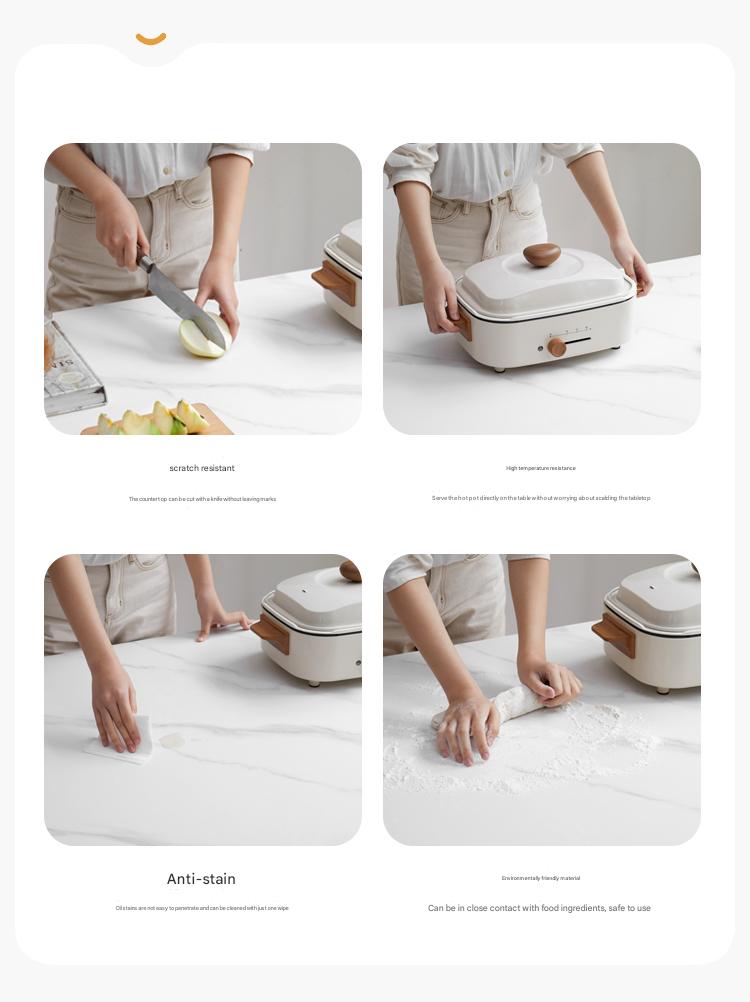 Pine Solid Wood Modern Rock Floor TV Cabinet.