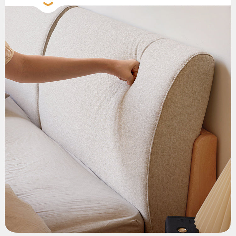 European Beech Solid Wood Soft Bed
