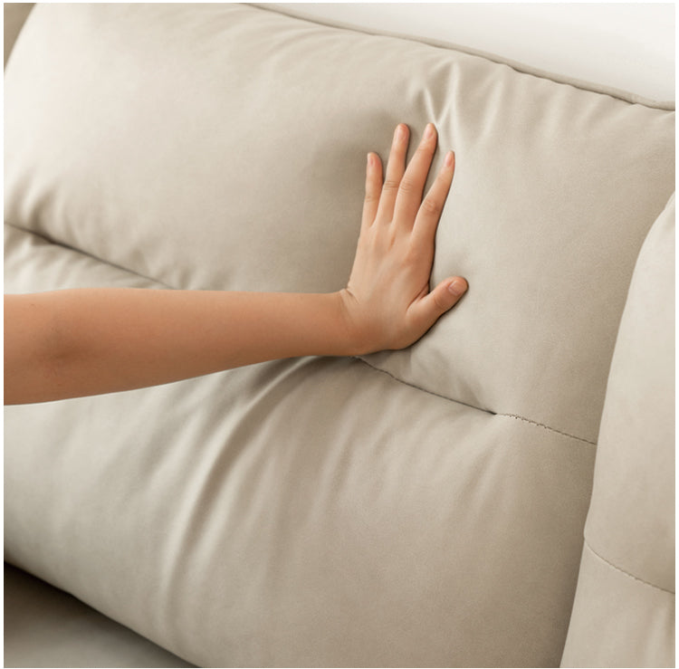 Ash Solid Wood Technology Fabric Corner Sofa.