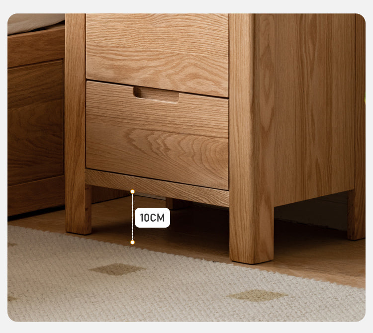 Oak Solid Wood Nightstand
