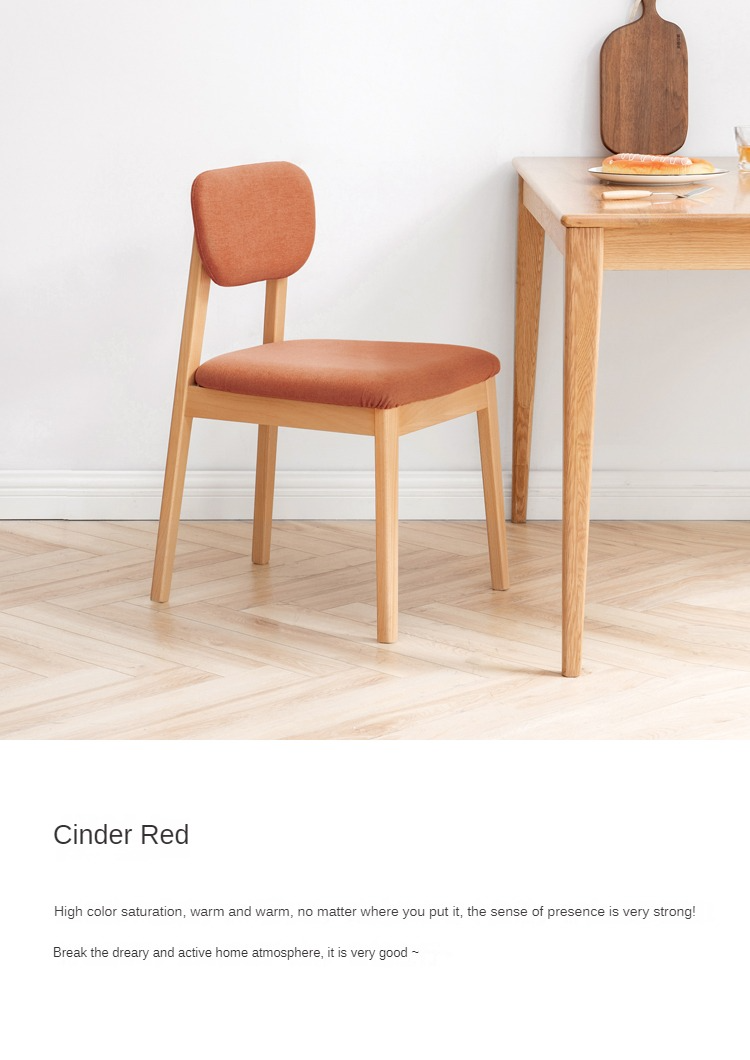 Beech Solid Wood Chair Modern 4 pcs