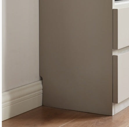 Poplar Solid Wood Combination Bookcase, Glass Door Cabinet