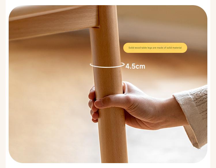 Beech Solid Wood Handmade Children's Table